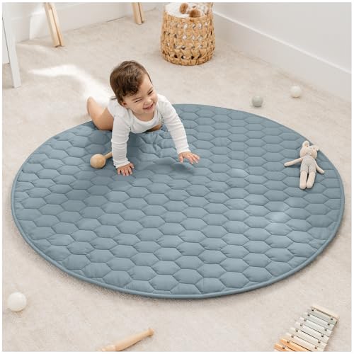 Comfy Cubs Round Kids Play Mat - Medium 48 inches