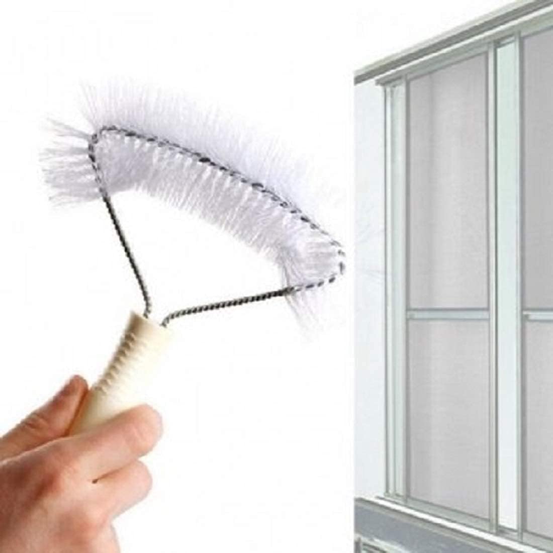 V2H Window Screen Cleaning Brush Screen Window Brush Screen Window Cleaning Brush Multifunction Removal Dust Brush Cleaner Brush Window Cleaner Tool (White)-picture-10