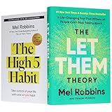 Mel Robbins 2 Books Collection Set, The Let Them Theory and The High 5 Habit (Dragon Ball)