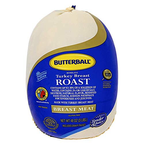 Butterball, Frozen All Natural Premium Turkey Breast, Gluten-Free, 3 Lb #TOP1