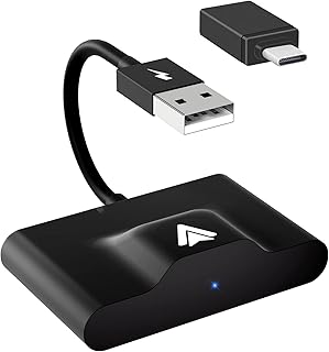 Wireless Android Auto Adapter, Android Auto Wireless Adapter, AAwireless Android Auto for Android Phones Convert Wired Android Auto to Wireless, Easy to Install, Plug and Play, 5Ghz WiFi Auto-Connect
