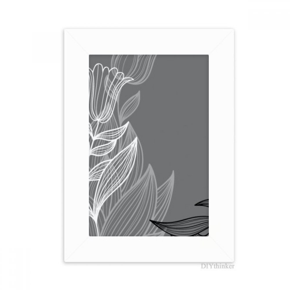 Peinture de fleurs art coloré en cadre 5x7 pouces pour sublimer votre espace de travail