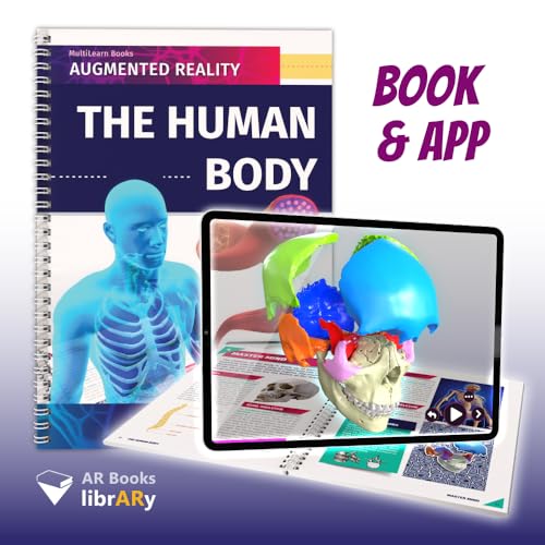 AR Books LibrARy - The Human Body (Augmented-Reality-Buch auf Englisch)
