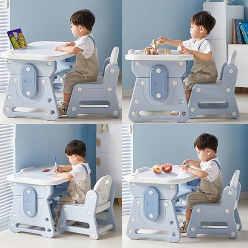Ensemble table et chaise pour enfant MICCOO résistant aux taches