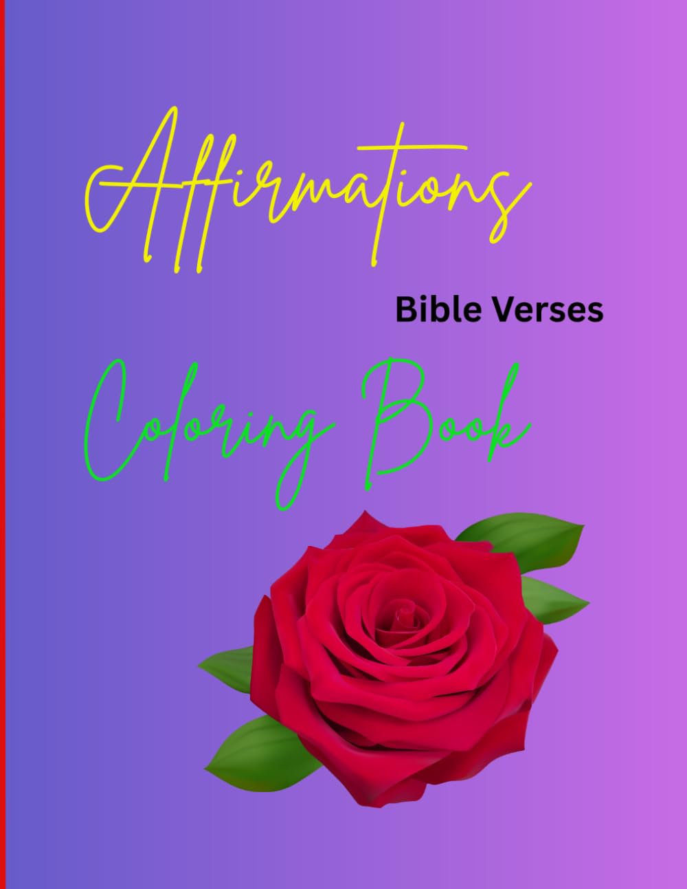 Affirmation Bible Verses Coloring Book: Bible Verses