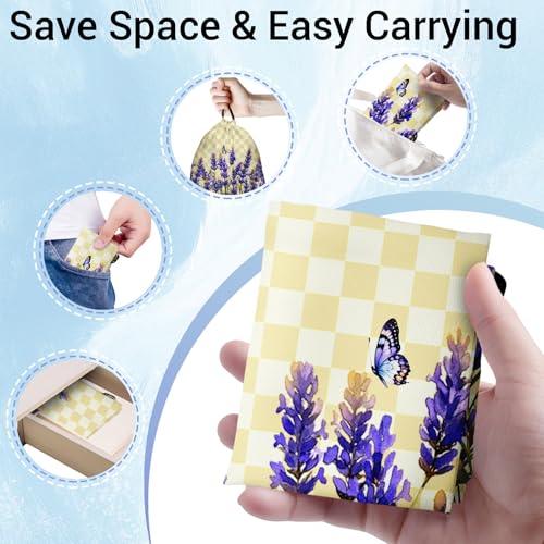 Image of Purple Flower Plaids Grip Bag for Gymnast Adjustable Gymnastics Athlete Bag for Sport Dance