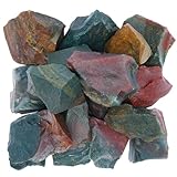 Bloodstone Rough Gemstones For Rock Tumbler, Raw Stones Bulk, Tumbling Bulk, Jewelry Making, Polishing, Cabbing, Lapidary, Fountain Rocks, Decoration, Wire Wrapping, Gem Mining, Reiki Healing 1 lb