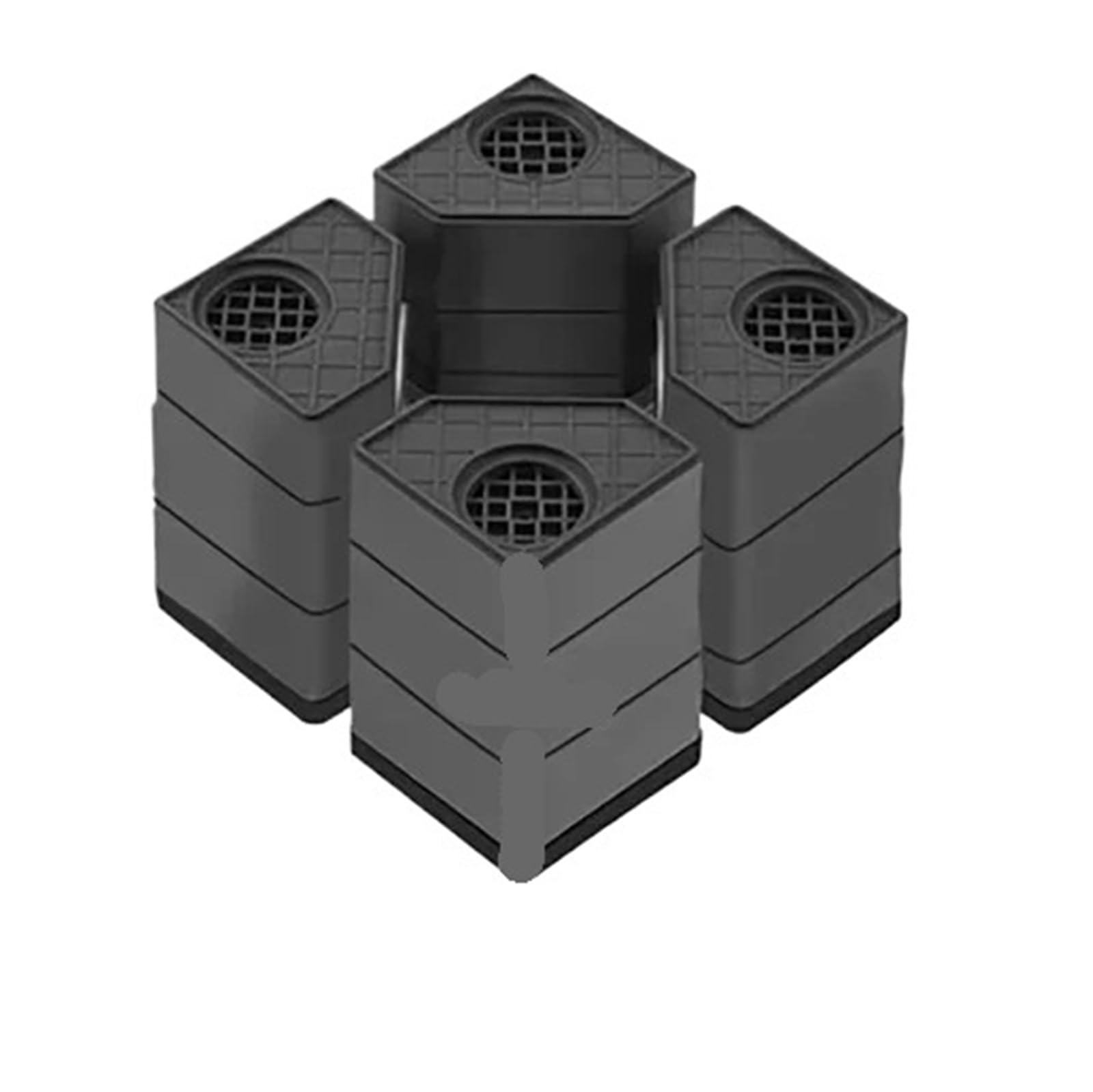 Geeignet For Den Täglichen Waschmaschinenschock | Lärm 4 Stück Anti Vibration Füße Pads Pad Fuß(11.5cm G5107C)