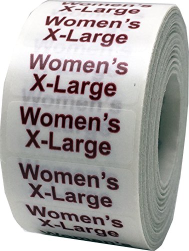 Bande autocollante transparente femme XL en rouleau de 125 étiquettes 1,25x12,7 cm
