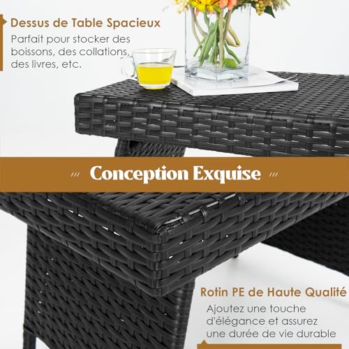 Table basse de jardin sans assemblage pour aménager votre terrasse - 5