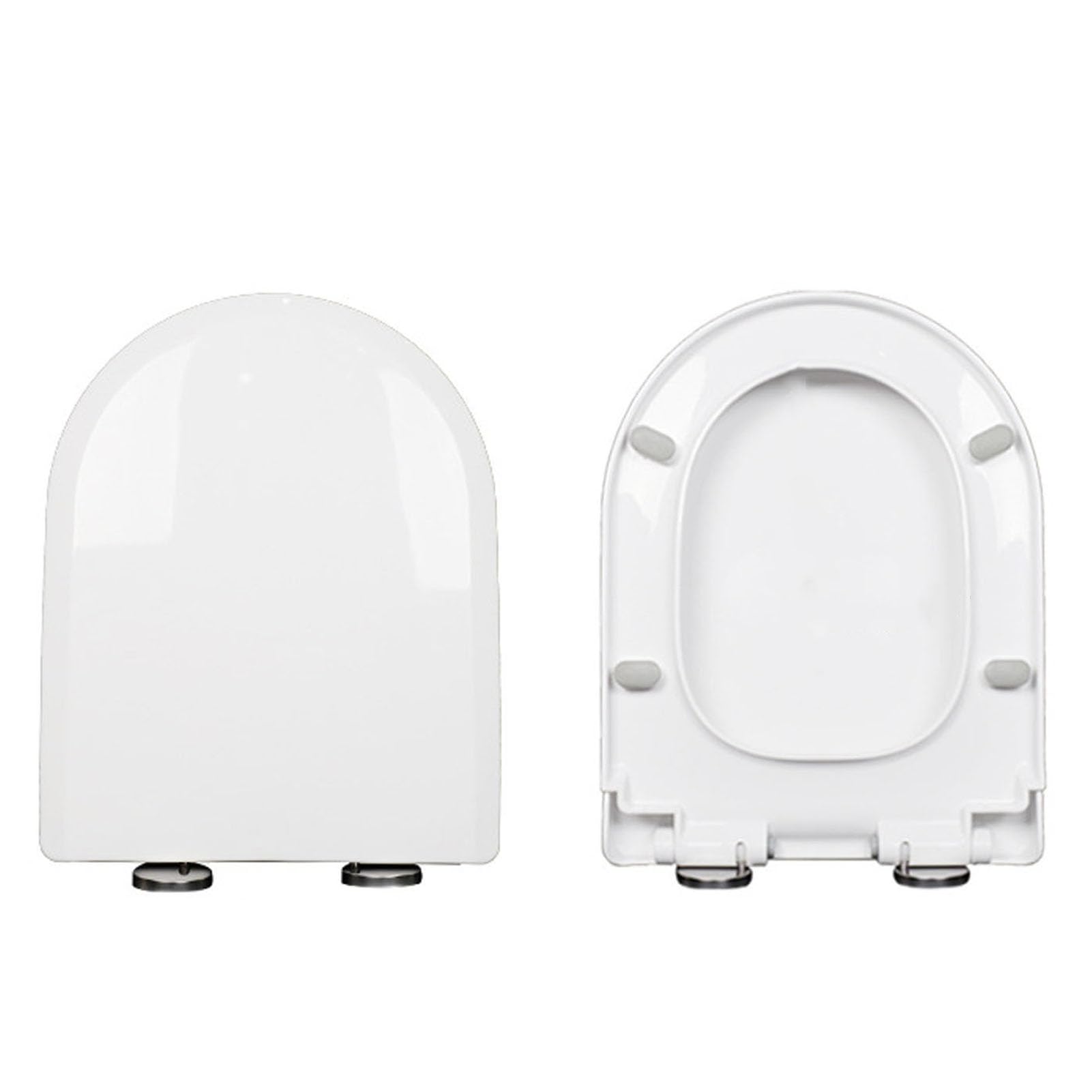 Soft Close U Shaped Toilet seat, Close Close Quick Release Cleaning White, Variable, Lightweight, Durable, Portable, User-Friendly, Compact, Easy, Install, Adjustable