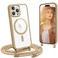 CaseLover Magnetische Handyhülle Mit Band Für Xiaomi Poco X6 Pro 5G – Transparent, Stoßfest & MagSafe-kompatibel
