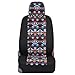 BDK Aztec Pattern Car Seat Covers for Front Seats, 2-Pack Geometric Print Front Seat Cover Set with Matching Headrest, Sideless Design for Easy Installation, Universal Fits Most Cars Trucks Vans SUVs