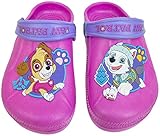 Paw Patrol Boys Clog Chase and Marshall, Molded Clog with Backstrap, Pink,Toddler Size 10