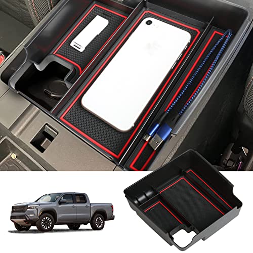 Salusy Nissan Frontier 2022 2023 Center Console Organizer Tray ,Armrest