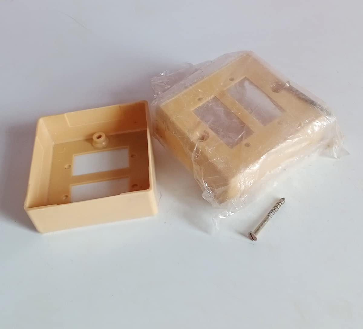 PVC Modular Surface Box 3 x 3 inch (2 Pcs)-image-1