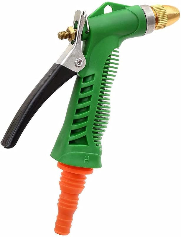 Metal Copper Home High Pressure Car Wash Watering Flower Rinse Water Spray Gun Head Shower Garden Supplies Household Water Spray Gun (Green)-image-25