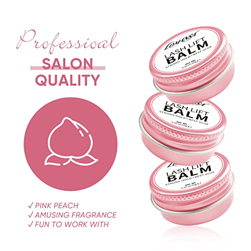 Lomansa Glue For Lash Lift Perm, Eyelash Lifting Glue Balm, Eyelash Perm Glue Peach Smell, Strong Hold With 2 In 1 Treatment Of Lifting And Nourishing #TOP3