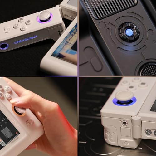 Image of Cutesliving ONEXSUGAR Sugar 1 Dual-Screen Console Portable Tablet PC with Snapdragon G3 Gen 3, Android 14, 6.01-inch & 3.92-inch OLED Displays, Hall Effect Joysticks,16GB RAM, 512GB Storage (White)