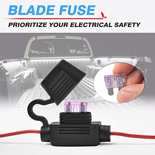 Mictuning 3Pcs 60 Inch Truck Bed Lights - White Waterproof Led Light Strip With On-Off Switch Fuse Splitter Cable Compatible For Truck Jxxp Pickup Rv Suv Vans Cargo Boats And More #TOP4