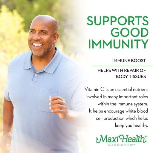 Maxi Health Max C Gram Plus -Gradual Release Buffered Vitamin C Tablets, 180 Count (Pack of 1) - Image 4