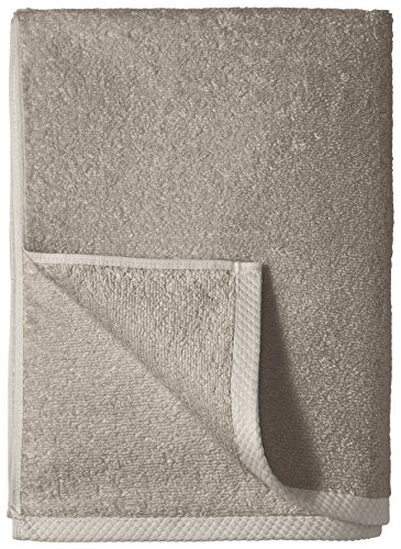 Amazon Basics Quick-Dry Towels 100% Cotton - 8-Piece Set, Platinum #TOP1