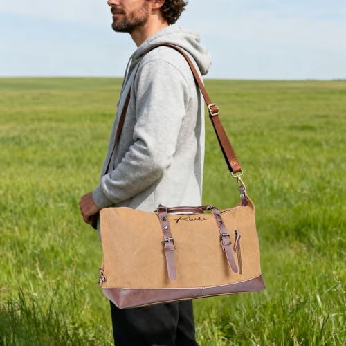 Vintage Canvas Custom Duffle