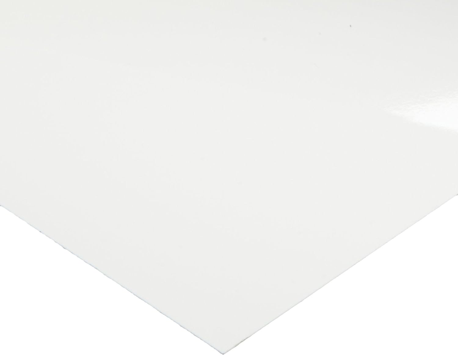PVC (Polyvinyl Chloride) Shim Stock, Flat Sheet, White, Standard