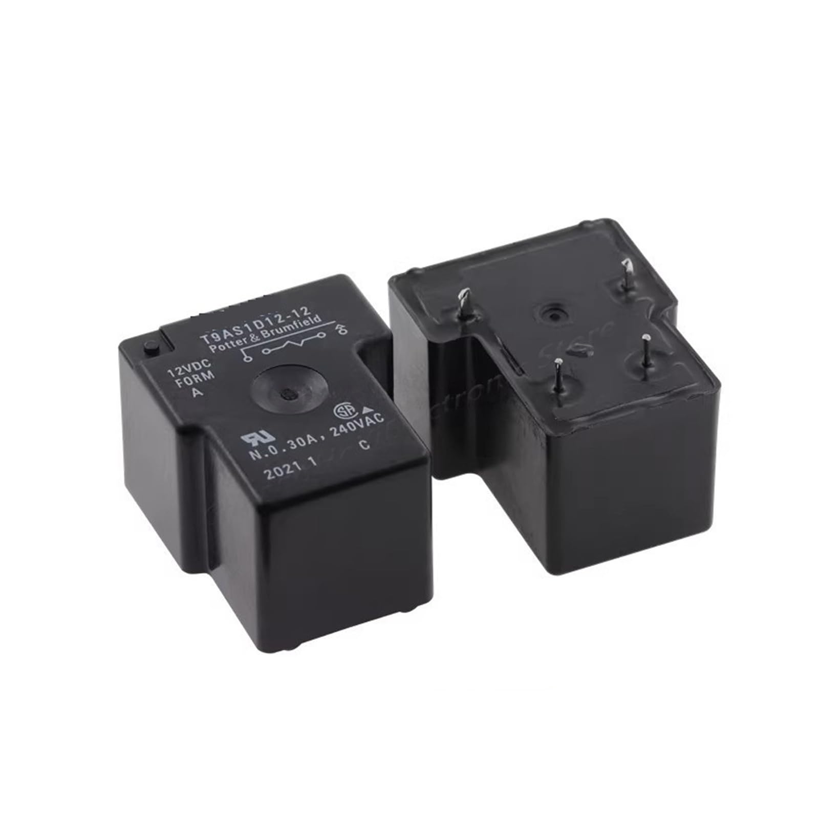 Relé T9AS1D12-24 24VDC 30A de 4 pines para control industrial general 6