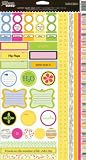Jillibean Soup Summer Squash Cardstock Stickers 6x12 Sheet: