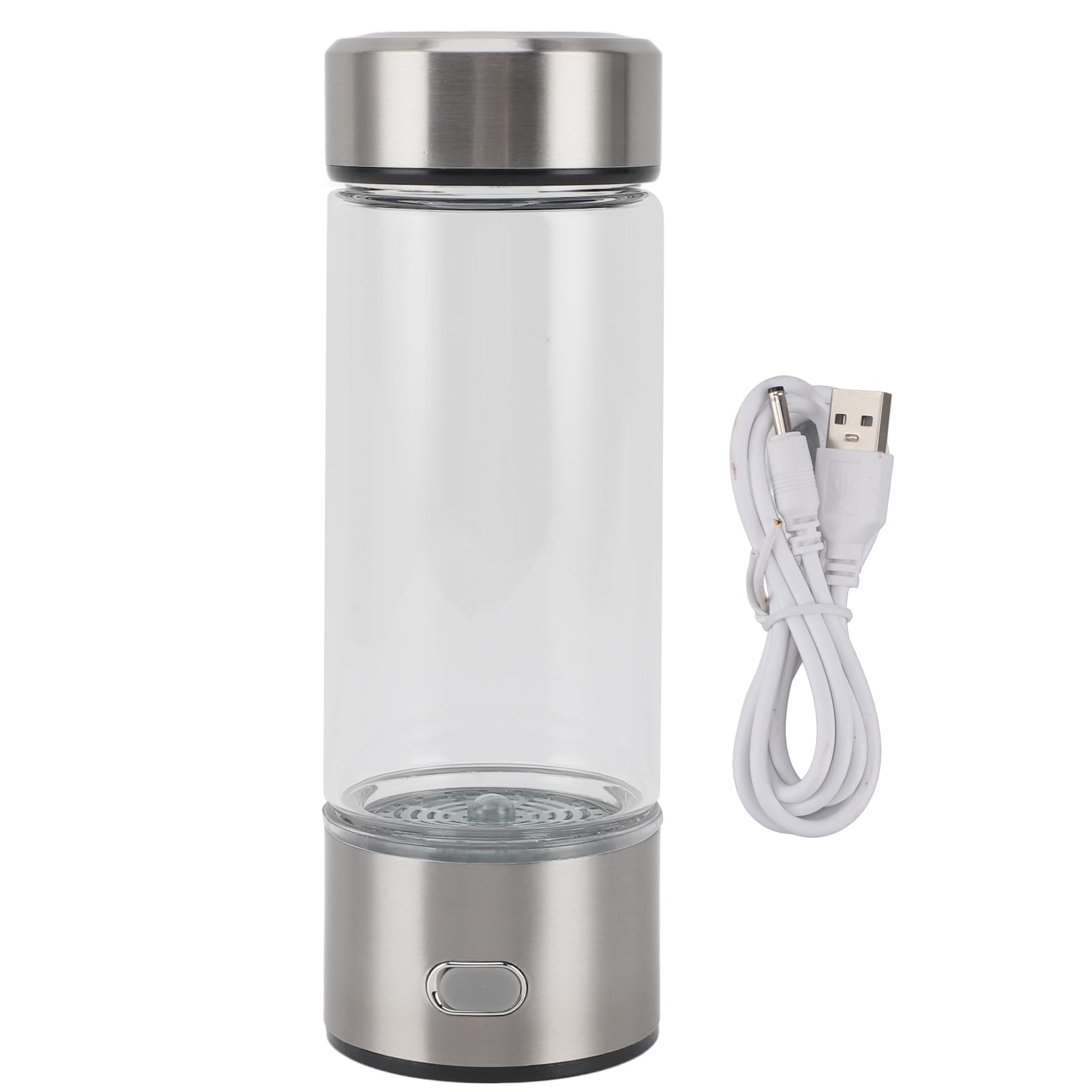 Bouteille D'eau Ionisée à L'hydrogène de 420 Ml, Bouteille de Générateur D'hydrogène de Niveau 800 à 1200 PPB, Tasse de santé de Générateur de Machine D'ionisation D'eau Portable