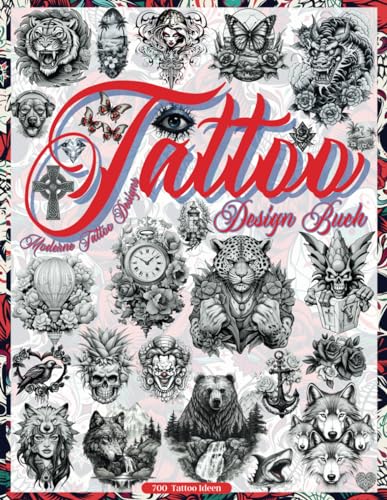 Tattoo Design Buch: Moderne Tätowierkunst....