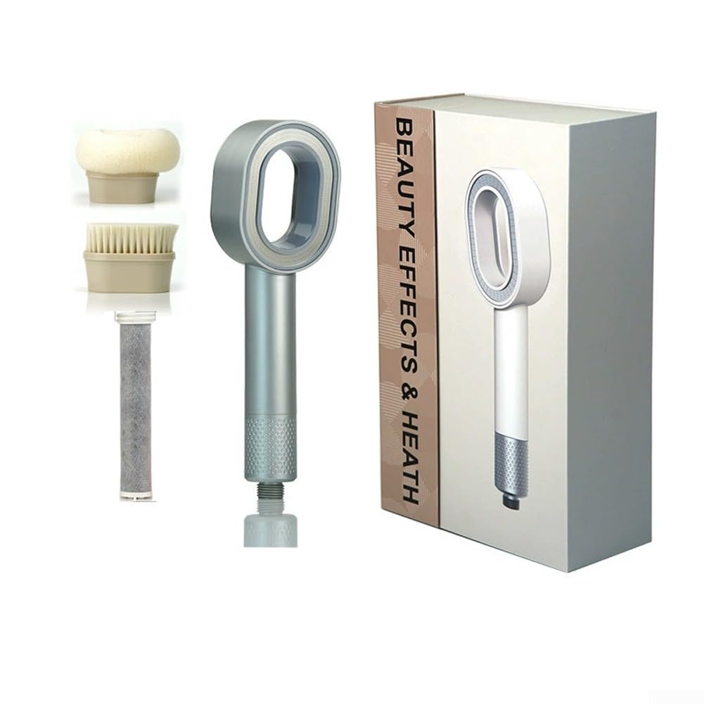Pommeau de douche pour eau dure : filtre anti-calcaire et pulvérisateur