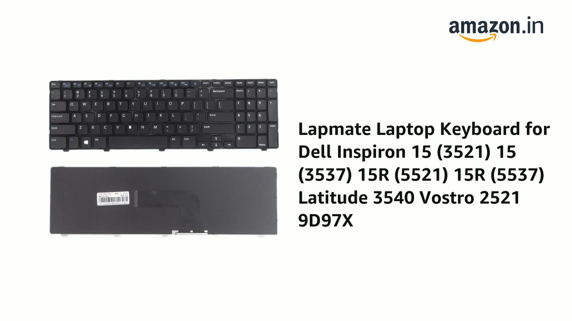 Tastiera Per 15r-5537 Vostro Tastiera Di Ricambio Per Dell Inspiron 15 3537 15 3521 15r N 1124505 - Foto 2