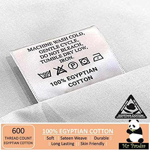 Mr Pandaa True Luxury Hotel Quality 600-Thead-Count Leopard Print-Queen Sheet Set,100% Egyptian Long Staple Cotton Super Soft-Cooling-Breathable-Comfy-Strong-Durable 4 Piece Fit Upto 12” Deep Pockets #TOP5