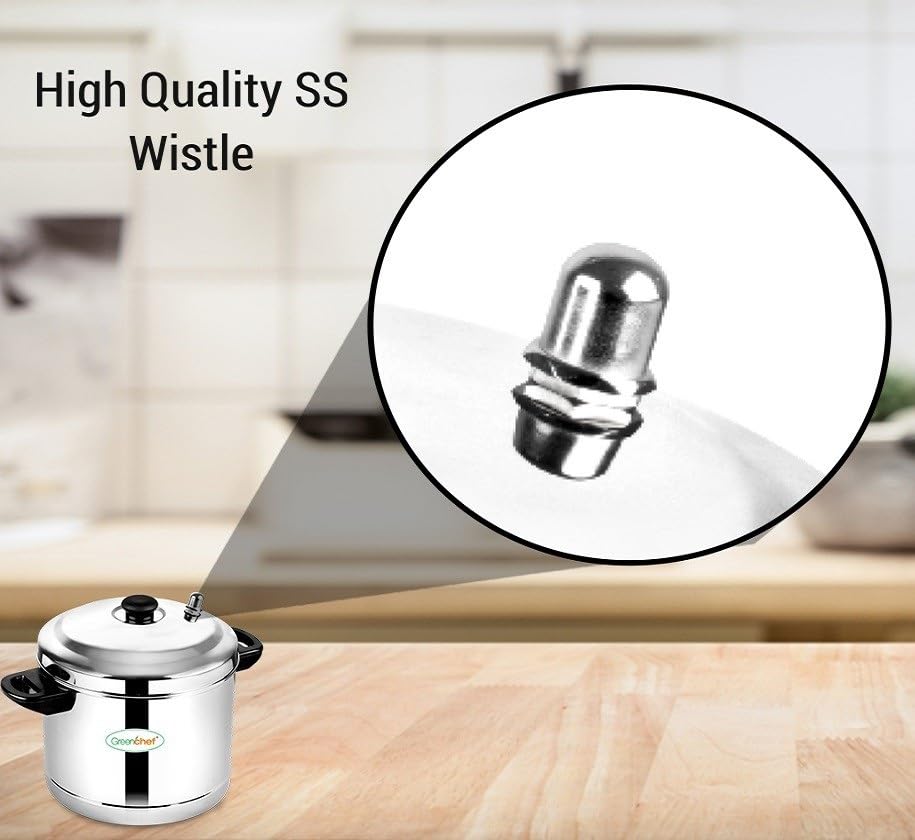 Image of Greenchef Vesta Stainless Steel Induction Bottom Idly Maker (Idli Cooker, 4 Plates, 16 Idli)
