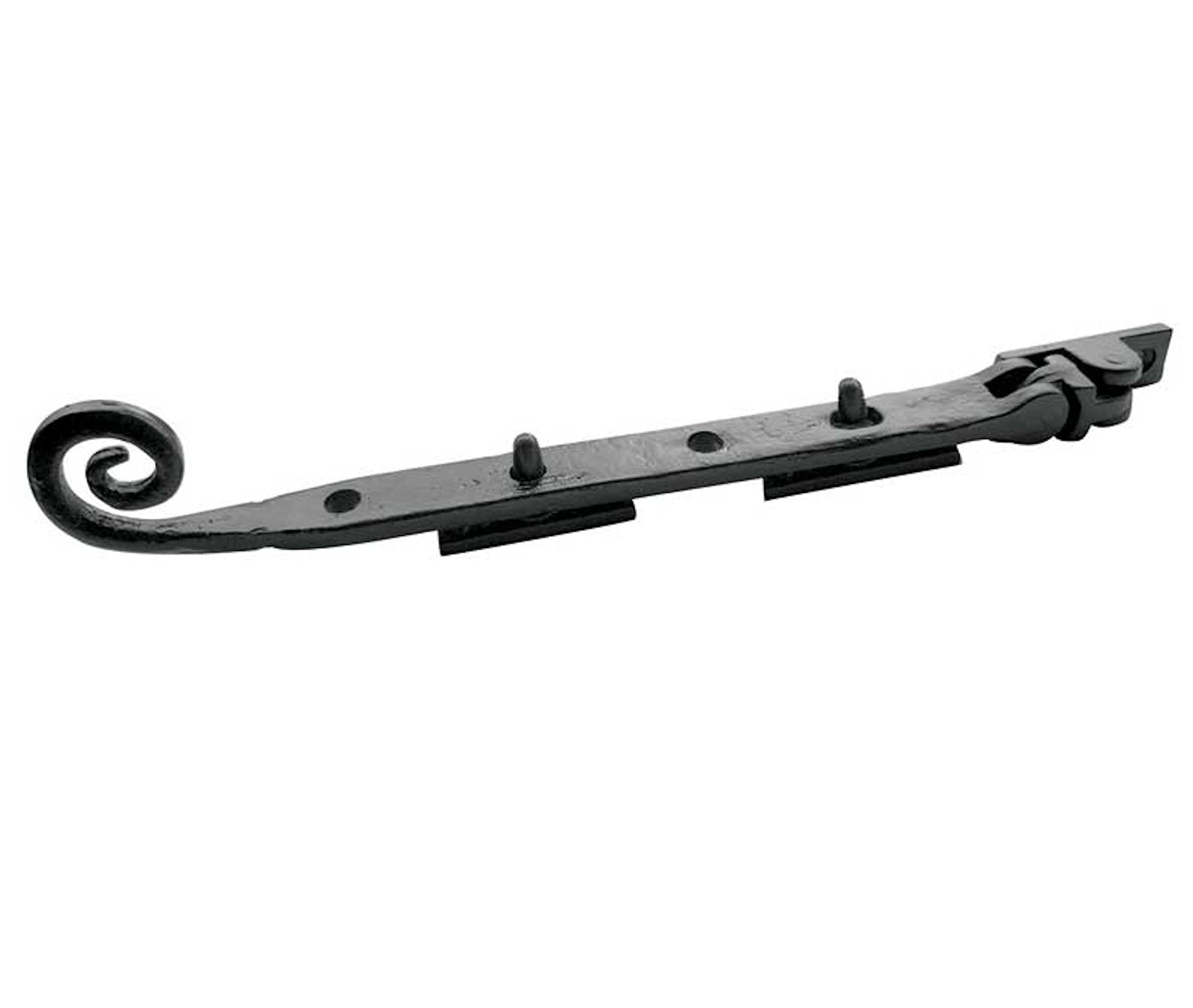 Black Antique Curly Window Stay 200mm (8")