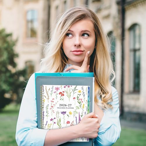 Teacher Planner 2026-2027, Teacher Planner for Academic Year, July 2026 - June 2027, Lesson Planner 2026-2027, Homeschool Plan Book, 8.5’’ x 11’’ with Tabs &Pocket, Flexible Cover, School Calendar - Image 7