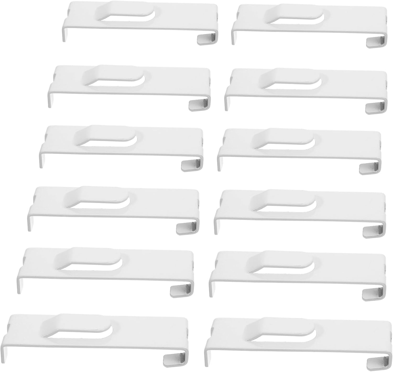 Ciieeo 12pcs Wall Panel Hooks: Sturdy Grid Wall Hanging Hooks Picture Frame Retail Display - Metal Hangers for Organizing Clothes Decorations Tools