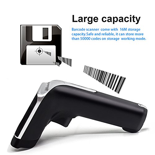 2D Wireless Barcode Scanner,Symcode Qr Pdf417 Bar Code Reader Long Transfer Distance For Mobile Payment,Computer Cell Phone Screen Scan Support Mac Os #TOP3