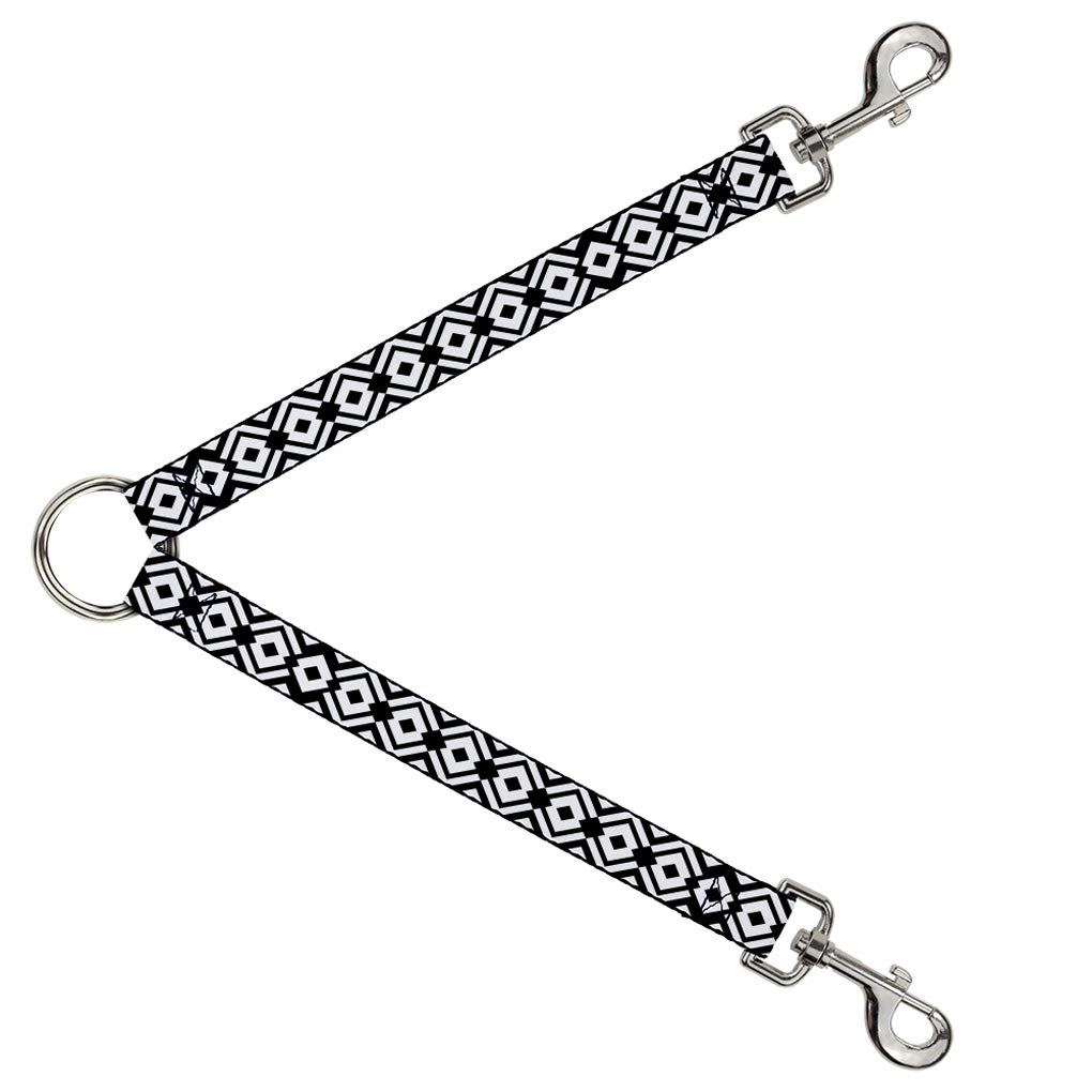 Divisor de Correa Aztec2 de 2,5 cm Acoplador Doble para Perros Medianos