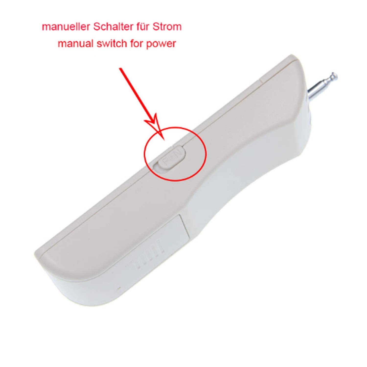 EU Funksteckdose Set mit 2 stück Fernbedienung unabhängig Steuerung Funksteckdosen 300m 400m Reichweite schaltbare Außen Outdoor Gartenleuchte aussenbereich 10A 1500W