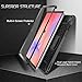 Fintie Shockproof Case for Samsung Galaxy Tab S10 Lite/ S10 FE/ S9 FE 5G 10.9 Inch/Tab S9 11 Inch, Tuatara Rugged Unibody Hybrid Bumper Kickstand Cover Built-in Screen Protector, Black