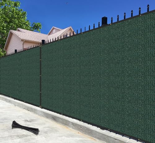 Bynbbur 5' x 20' Green Privacy Fence Screen Net Fencing