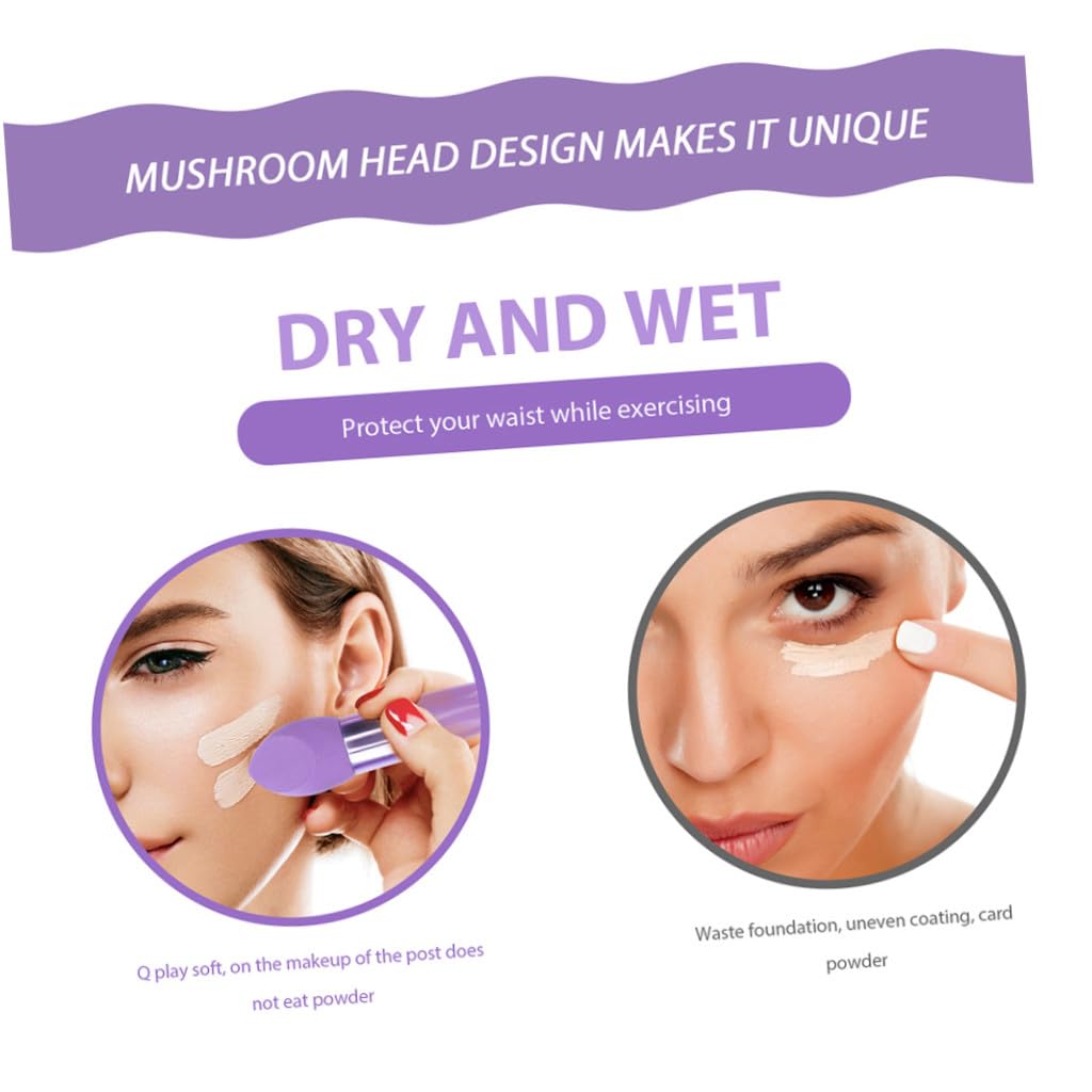 6 Stück-pack Make Up Schwammstifte aus Latex Geschmeidiger Make Up Schwamm in Stiftform Einfach und Praktisch Geeignet für Professionelle Anwendung und Unterwegs