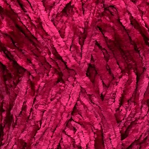 Image of M.G Chunky Velvet Yarn, Gulmarg ON-to 300 GMS - Best Used with Knitting Needles, Crochet Needles - Wool Yarn for Knitting - Art-BACJ