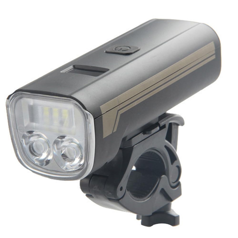 Outdoor Cycling Bicicletta Luci Battery Level Display Bicicletta Fari LED Night Riding Lighting Torcia elettrica