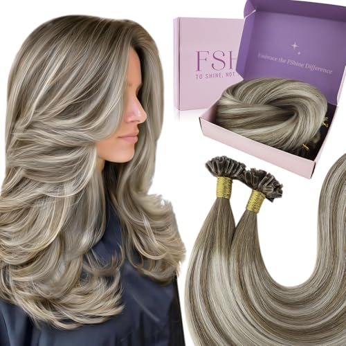 Extensiones de queratina naturales de 50cm para lucir una melena balayage perfecta siempre