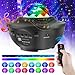 Produktbild Nakeey LED Sternenhimmel Projektor Light, Starry Galaxy Projector Lampe mit Fernbedienung, Bluetooth Lautsprecher, 360°Drehen, 3 Helligkeitsstufen, Starlight für Kinder Erwachsene Zimmer Deko