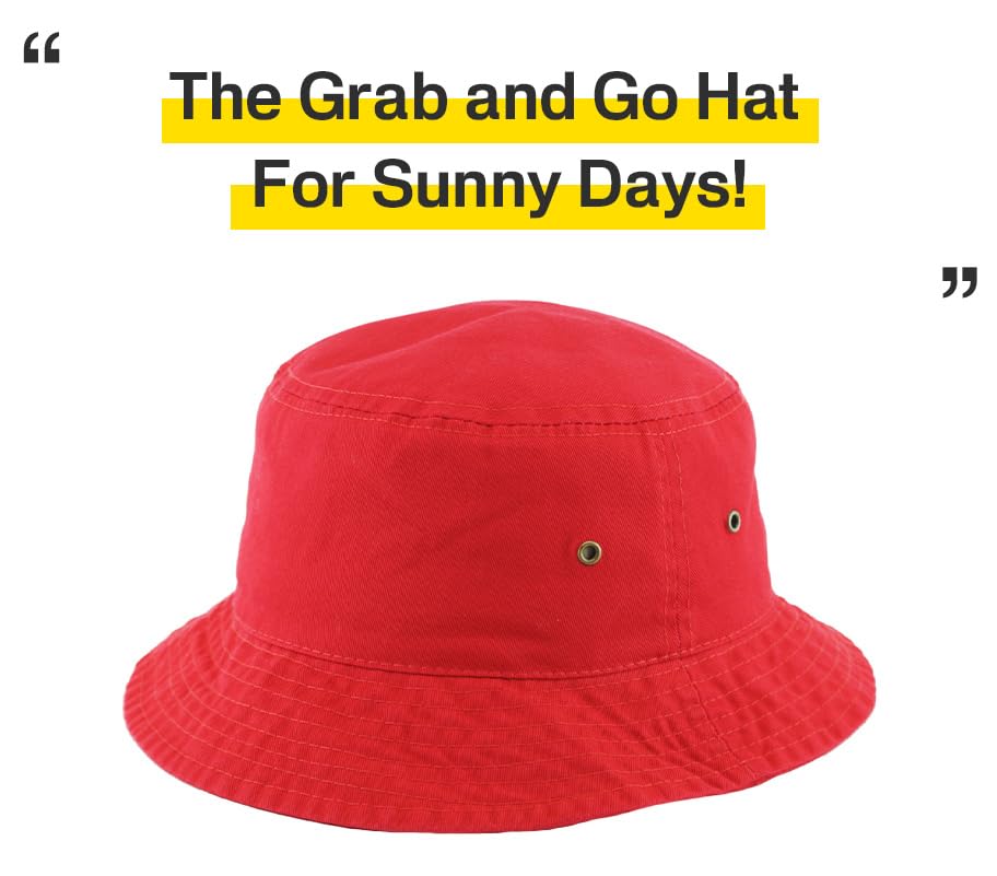 Image of KBETHOS 100% Cotton Washed Bucket Hat